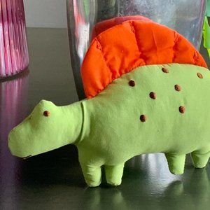 Children's Baby Stuffed Cloth Toy Dinosaur Dinosaurs Embroidered Spinosaurus NWT